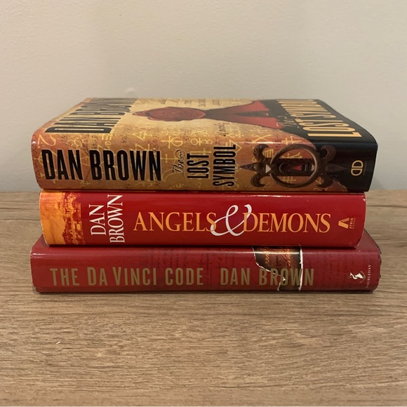 Dan Brown Hardcover Books Set The Da Vinci Code Angels & Demons The Lost Symbol - Picture 2 of 10
